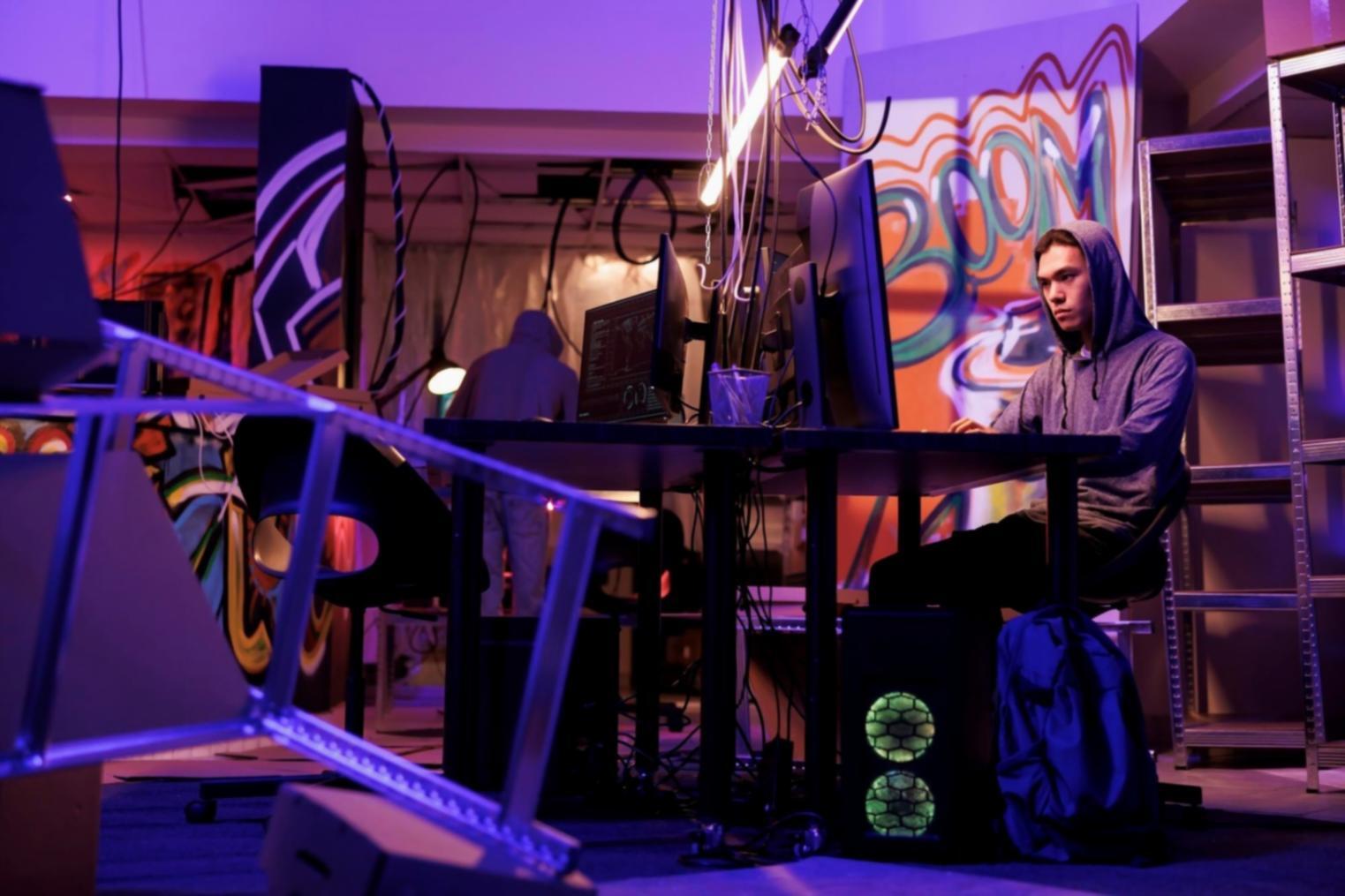 Studierende arbeiten an KI-gestützten Musikprojekten mit professioneller Audiotechnik